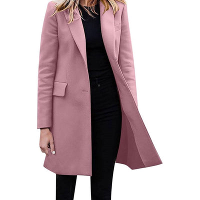 LIVA™ Lange Roze Blazer Jas