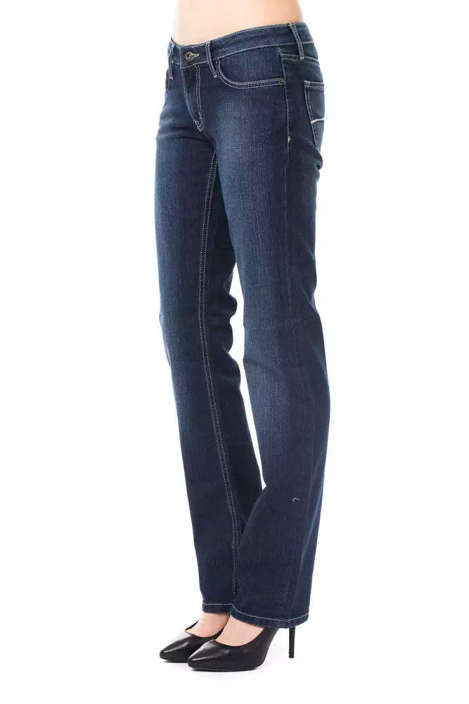 Ungaro Fever Blue Cotton Dones Jeans