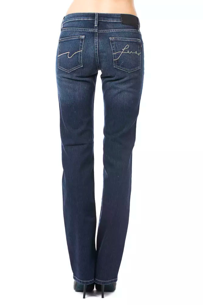 Ungaro Fever Blue Cotton Dones Jeans