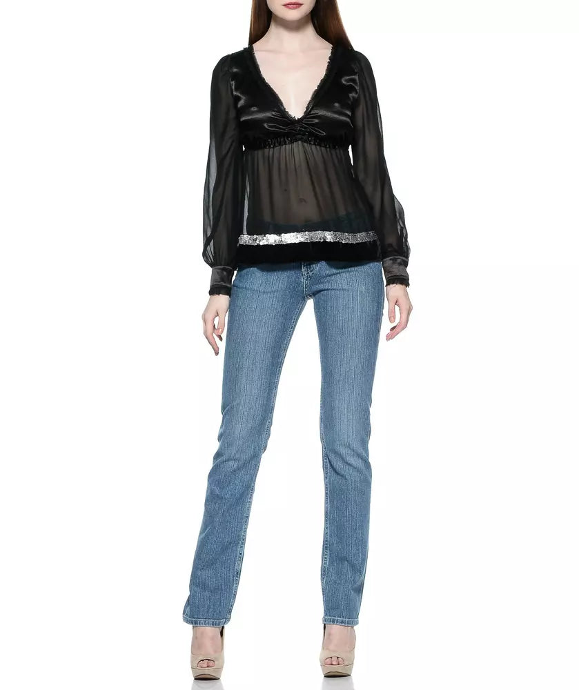 Ungaro Fever Lyseblå Bomuld Kvinde Jeans