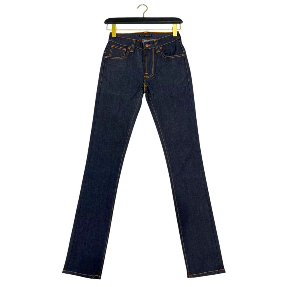 Nudie Jeans Blue Cotton Texans de dona