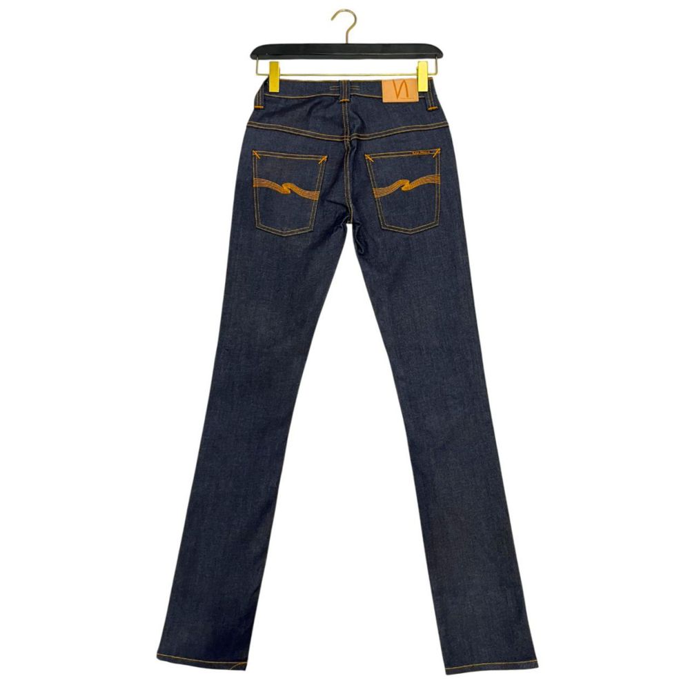 Nudie Jeans Blue Cotton Texans de dona