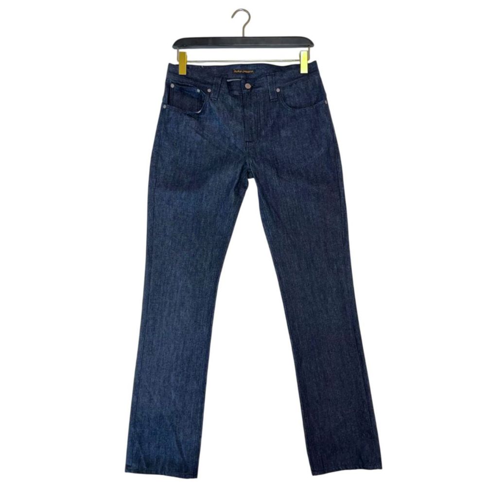 Nudie Jeans Blue Cotton Jeans per a home