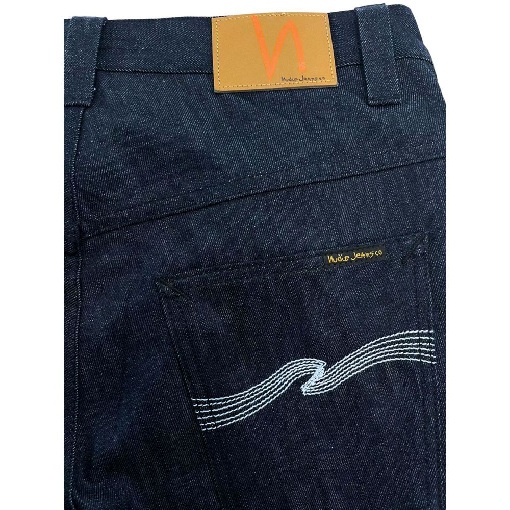 Nudie Jeans Blue Cotton Jeans per a home