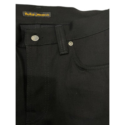 Nudie Jeans Black Cotton Jeans per a home