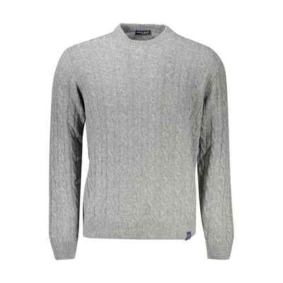 North Sails Grau Woll Herren Pullover