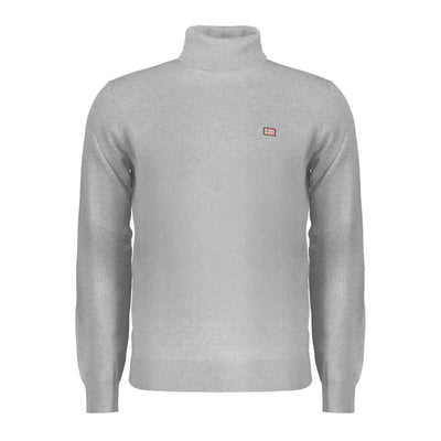 Norway 1963 Grigio Polyamid Herren Rollkragenpullover
