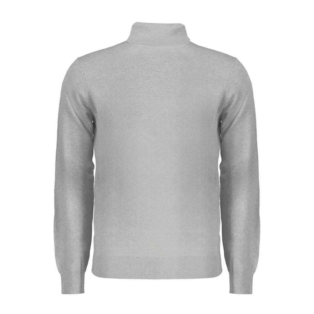 Norway 1963 Grigio Polyamid Herren Rollkragenpullover