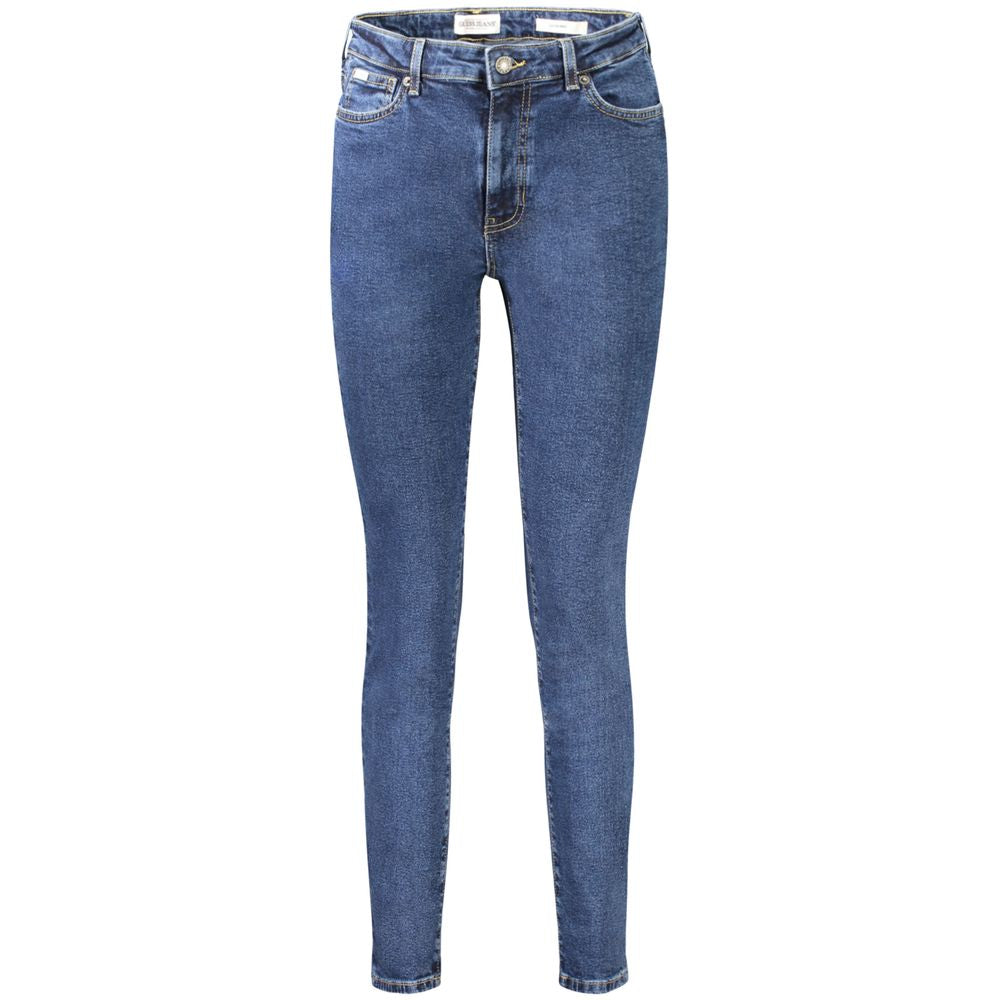 Guess Jeans Blue Bomulds Kvinde Jeans