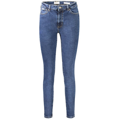 Guess Jeans Blue Bomulds Kvinde Jeans