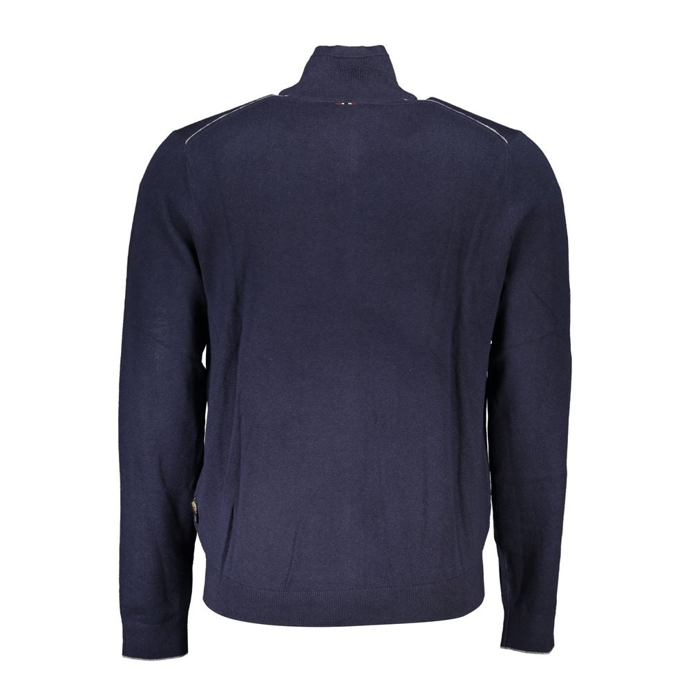 Napapijri Blue Tessuto Herren Cardigan