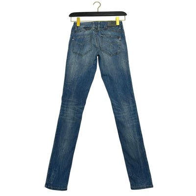 Object Blue Cotton Kvinders Jeans