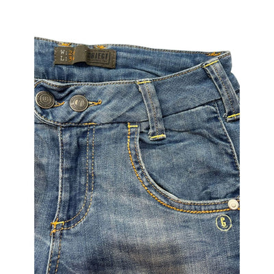 Object Blue Cotton Kvinders Jeans
