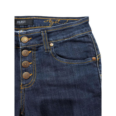 Object Blue Cotton Dones Jeans