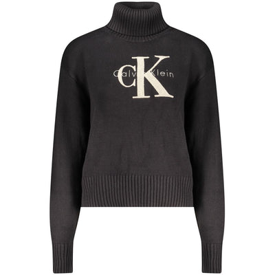 Calvin Klein Black Cotton Women Sweater