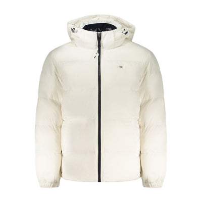 Tommy Hilfiger White Polyester Jaqueta d'Home