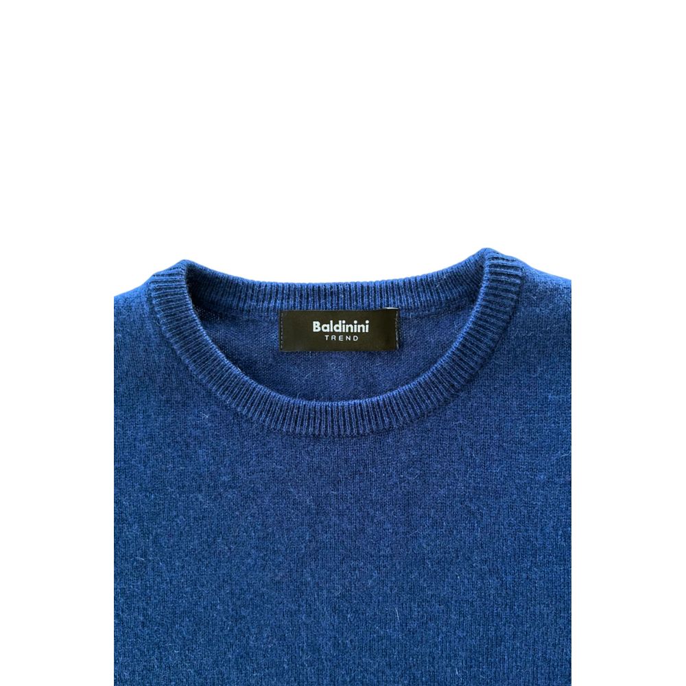 Baldinini Trend Blue Kaschmir Herren Pullover