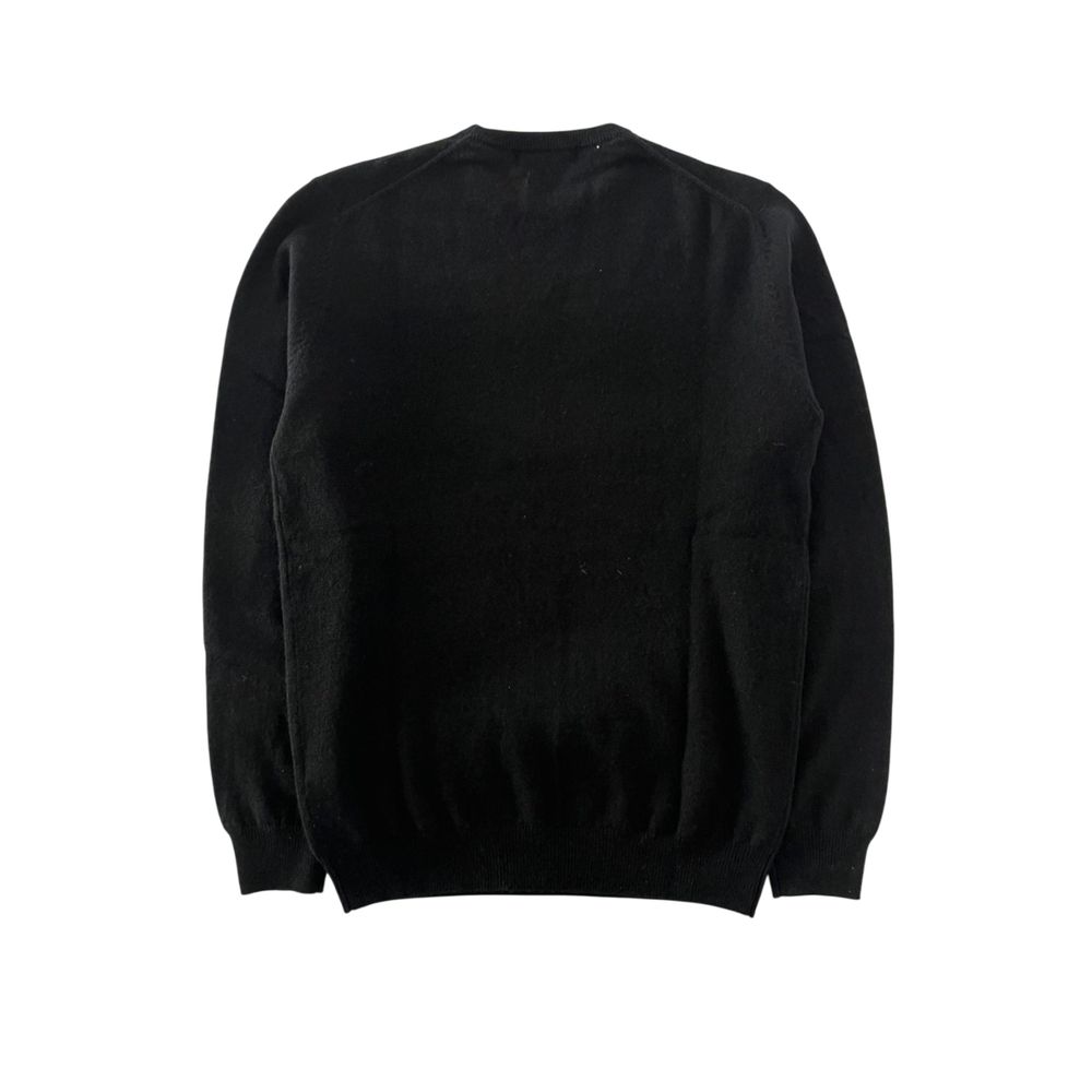 Baldinini Trend Sort Cashmere Herre Sweater