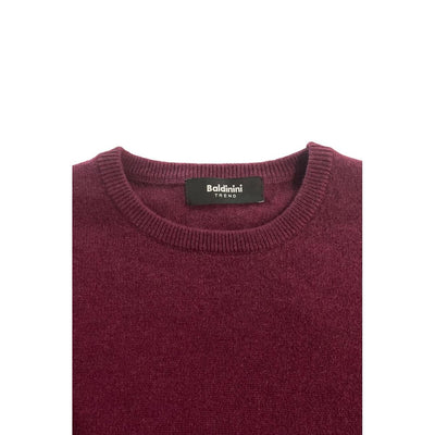 Baldinini Trend Roter Kaschmir Herrenpullover