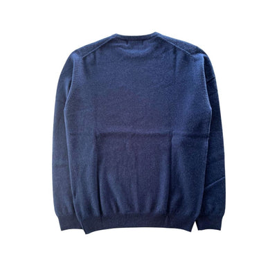 Baldinini Trend Blue Cashmere Herresweater