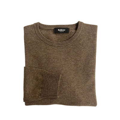 Baldinini Trend Brun Cashmere Herre Sweater