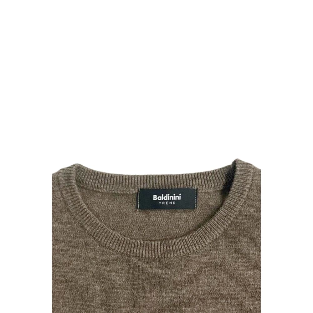 Baldinini Trend Brun Cashmere Herre Sweater