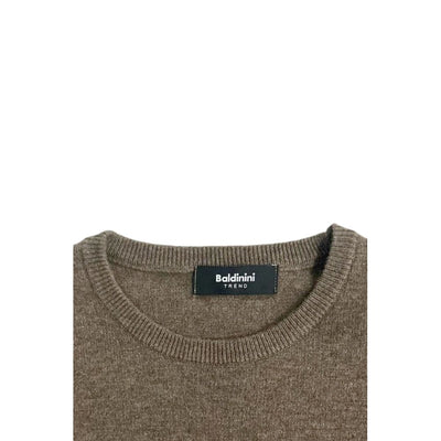 Baldinini Trend Brun Cashmere Herre Sweater