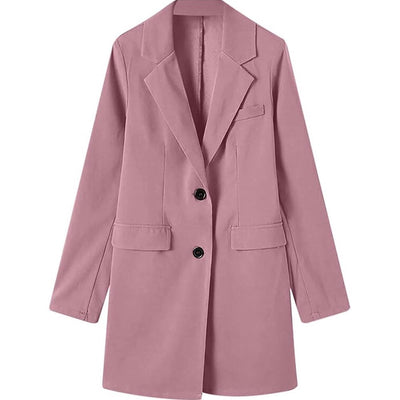 LIVA™ Lange Roze Blazer Jas
