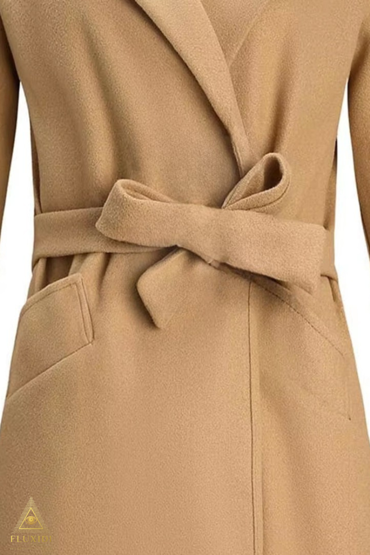 ELIN™ gecoate jas met ceintuur