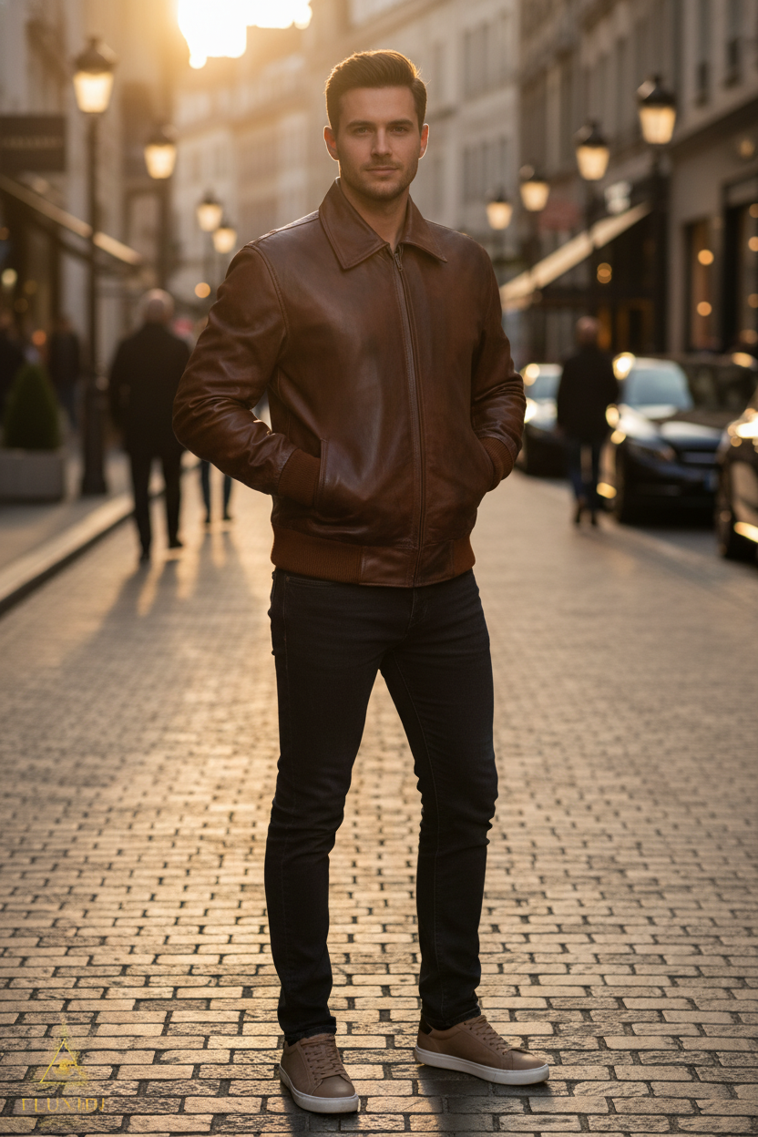 Reno™ Jaqueta Bomber Vintage